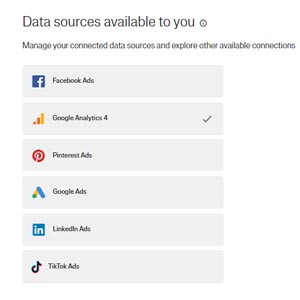 supermetrics connections