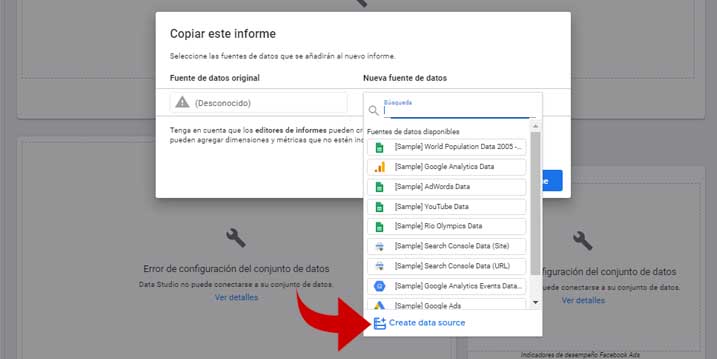 Facebook Ads report connect