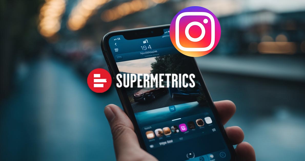 conector de supermetrics para instagram